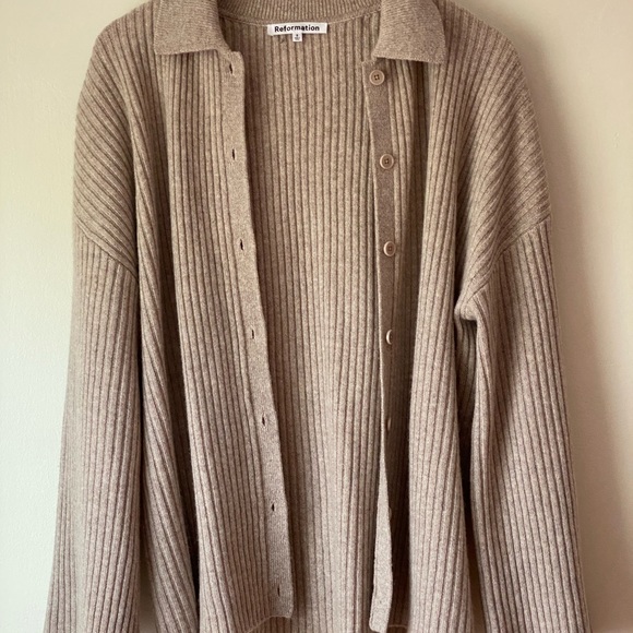 Reformation | Sweaters | Current Season Reformation Fantino Collared  Cashmere Cardigan | Poshmark